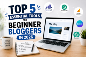 Top 5 Essential Tools for Beginner Bloggers in 2026 Complete Guide