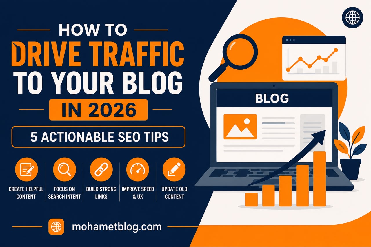 How to Drive Traffic to Your Blog in 2026: 5 Best SEO Tips